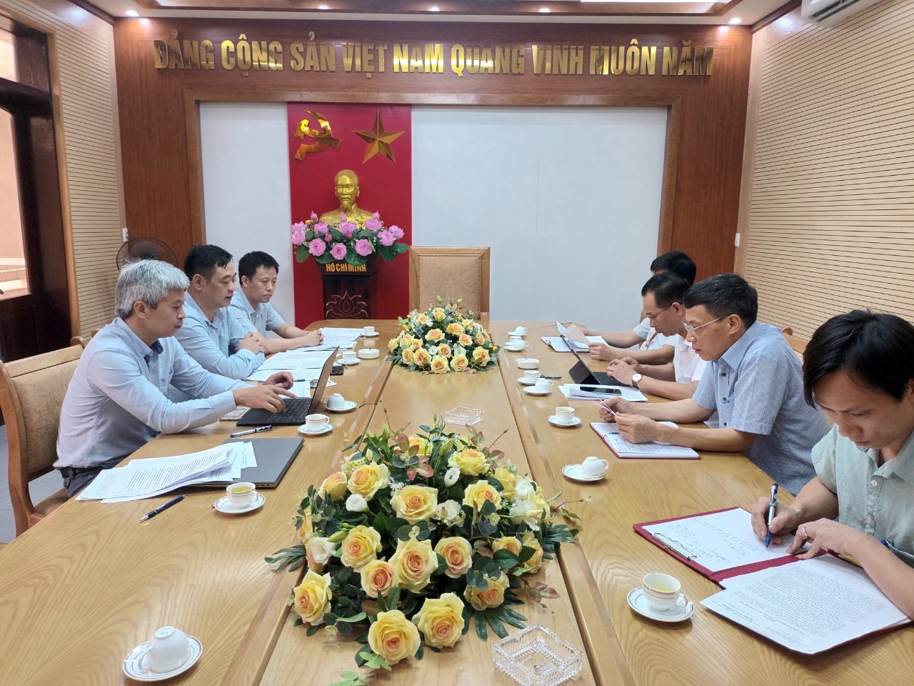Kiểm tra tình hình hoạt động viễn thám tại Sở TNMT tỉnh Phú Thọ